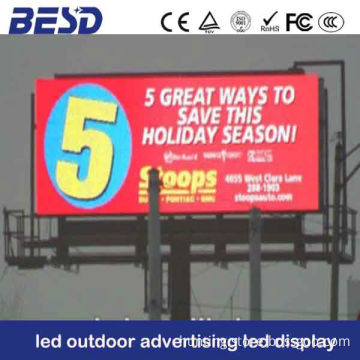 high refresh rate 7500cd/sq.m 16mm outdoor led display panel RGB